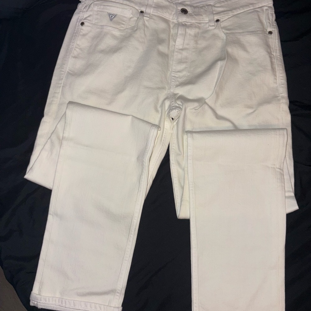 Guess Men's White Jeans